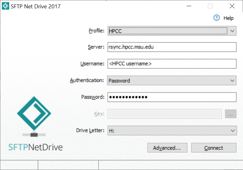 Настройка sftp. SFTP Drive.